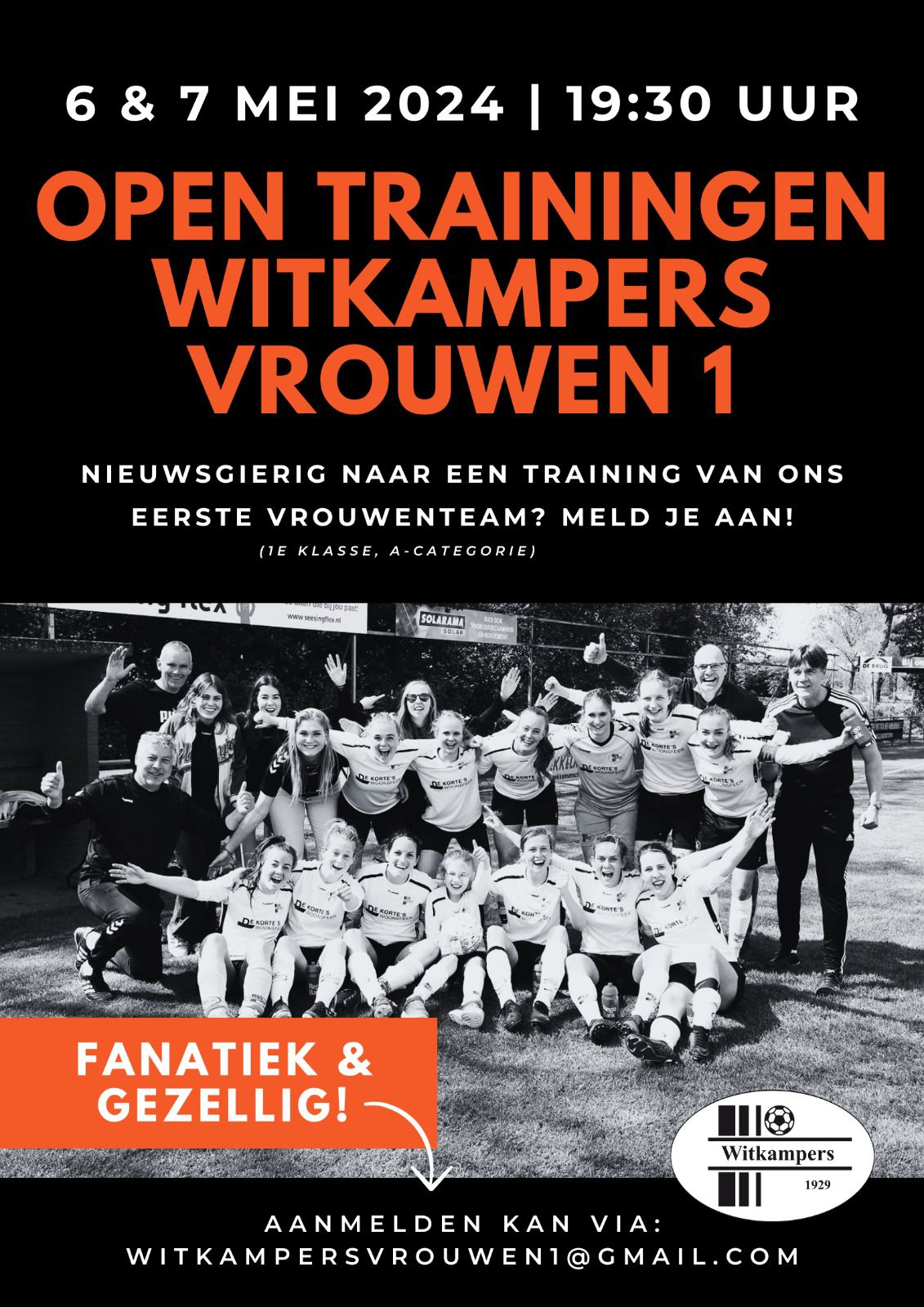 Open trainingen Witkampers Vrouwen 1
