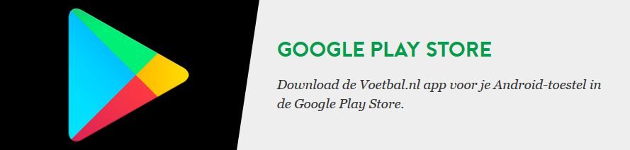 Voetbal.nl Google PlayStore