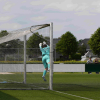Bryan Brummelman scoort 4-1 uit een vrije trap waarbij de keeper niet geheel vrijuit gaat.